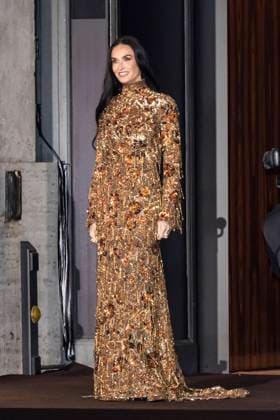 MFW - Demi Moore At Palazzo Mezzanotte Demi Moore arrives to Palazzo Mezzanotte to attending the premiere screening of short-movie Tiger during the Milan Fashion Week Women’s Spring-Summer 2026 on September 23, 2025 in Milan (Italy), Italy. Photo by Marco Piovanotto Abacapress.com Milan Italy  Copyright: xPiovanottoxMarco ABACAx