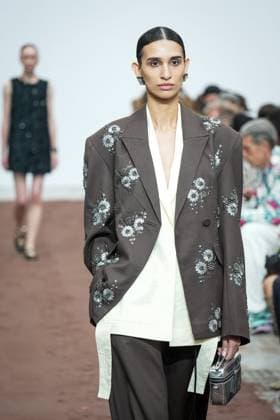 Dhruv Kapoor fashion show during the Milan Fashion Week - Womenswear S S 2026 in Milan, Italy on 23 September 2025. A model walks the runway at the Dhruv Kapoor fashion show during the Milan Fashion Week - Womenswear Spring Summer 2026 in Milan, Italy on 23 September 2025., Credit:Stefano Costantino TTL Avalon Italy, Milan  Copyright: xStefanoxCostantinoxTTLx xAvalonx 1039693550