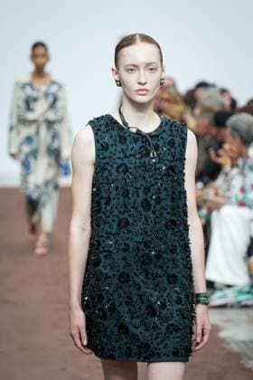Dhruv Kapoor fashion show during the Milan Fashion Week - Womenswear S S 2026 in Milan, Italy on 23 September 2025. A model walks the runway at the Dhruv Kapoor fashion show during the Milan Fashion Week - Womenswear Spring Summer 2026 in Milan, Italy on 23 September 2025., Credit:Stefano Costantino TTL Avalon Italy, Milan  Copyright: xStefanoxCostantinoxTTLx xAvalonx 1039693573