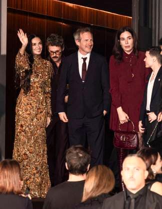 MFW - Palazzo Mezzanotte Spike Jonze, Edward Norton, Ronny Chieng, Alia Shawkat, Elliot Page, Demi Moore, Heather Lawless, Julianne Nicholson arrive to Palazzo Mezzanotte to attending the premiere screening of short-movie Tiger during the Milan Fashion Week Women’s Spring-Summer 2026 on September 23, 2025 in Milan (Italy), Italy. Photo by Marco Piovanotto ABACAPRESS.COM Milan Italy  Copyright: xPiovanottoxMarco ABACAx