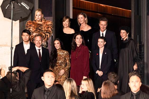 MFW - Palazzo Mezzanotte Spike Jonze, Edward Norton, Ronny Chieng, Alia Shawkat, Elliot Page, Demi Moore, Heather Lawless, Julianne Nicholson arrive to Palazzo Mezzanotte to attending the premiere screening of short-movie Tiger during the Milan Fashion Week Women’s Spring-Summer 2026 on September 23, 2025 in Milan (Italy), Italy. Photo by Marco Piovanotto ABACAPRESS.COM Milan Italy  Copyright: xPiovanottoxMarco ABACAx