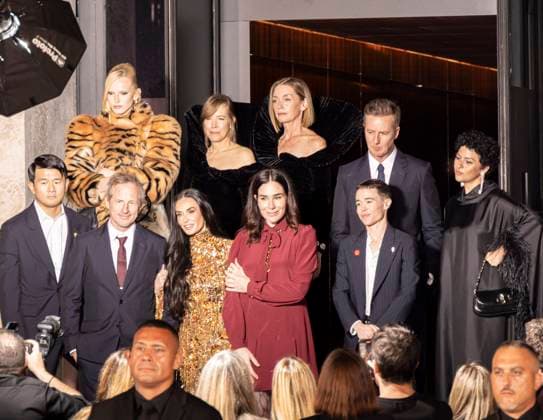 MFW - Palazzo Mezzanotte Spike Jonze, Edward Norton, Ronny Chieng, Alia Shawkat, Elliot Page, Demi Moore, Heather Lawless, Julianne Nicholson arrive to Palazzo Mezzanotte to attending the premiere screening of short-movie Tiger during the Milan Fashion Week Women’s Spring-Summer 2026 on September 23, 2025 in Milan (Italy), Italy. Photo by Marco Piovanotto ABACAPRESS.COM Milan Italy  Copyright: xPiovanottoxMarco ABACAx