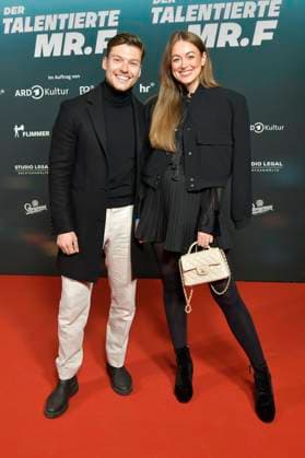 Lion Wasczyk and Lisa Rosa Bräutigam at the premiere of the documentary Der talentierte Mr F at the cinema in theKulturBrauerei Berlin, 23 09 2025 Foto:xM.xBehrensx xFuturexImagex mister_5938