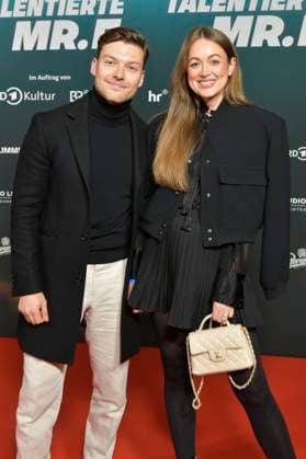 Lion Wasczyk and Lisa Rosa Bräutigam at the premiere of the documentary Der talentierte Mr F at the cinema in theKulturBrauerei Berlin, 23 09 2025 Foto:xM.xBehrensx xFuturexImagex mister_5939