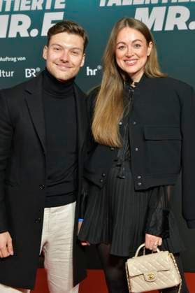 Lion Wasczyk and Lisa Rosa Bräutigam at the premiere of the documentary Der talentierte Mr F at the cinema in theKulturBrauerei Berlin, 23 09 2025 Foto:xM.xBehrensx xFuturexImagex mister_5940