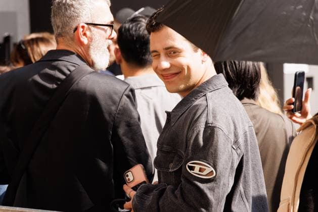 News - Diesel - Arrivals - Milan Fashion Week - Womenswear Spring Summer 2026 A guest is seen at the Diesel fashion show during Milan Fashion Week Women s Collection Spring Summer 2026. Milan (Italy), September 23rd, 2025. Photo: Cinzia Camela. Milan Circle Milano Italy Copyright: xCinziaxCamelax xLiveMediax LPN_2042764