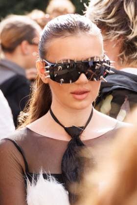 News - Diesel - Arrivals - Milan Fashion Week - Womenswear Spring Summer 2026 A guest is seen at the Diesel fashion show during Milan Fashion Week Women s Collection Spring Summer 2026. Milan (Italy), September 23rd, 2025. Photo: Cinzia Camela. Milan Circle Milano Italy Copyright: xCinziaxCamelax xLiveMediax LPN_2042766