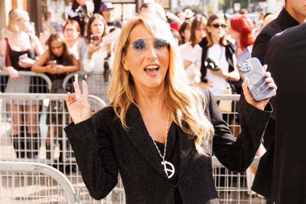 News - Diesel - Arrivals - Milan Fashion Week - Womenswear Spring Summer 2026 A guest is seen at the Diesel fashion show during Milan Fashion Week Women s Collection Spring Summer 2026. Milan (Italy), September 23rd, 2025. Photo: Cinzia Camela. Milan Circle Milano Italy Copyright: xCinziaxCamelax xLiveMediax LPN_2042793