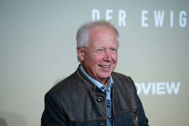 Tom BUHROW, former WDR director, red carpet, red carpet show, arrival, arrival, film premiere film premiere BERNHARD LANGER Der Ewige Champion on 23 09 2025 at the Cinedom cinema in Cologne,