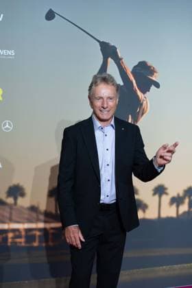 Bernhard LANGER, Golfprofi, Red Carpet, Red Carpet Show, Arrival, arrival, Filmpremiere Filmpremiere BERNHARD LANGER Der Ewige Champion am 23 09 2025 im Cinedom Kino in Koeln,