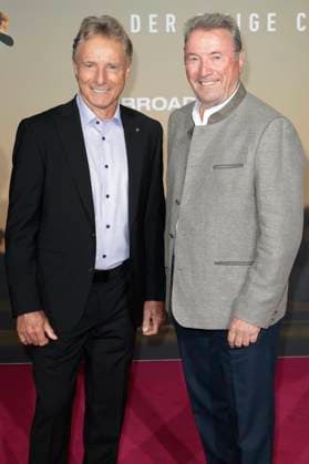 Bernhard Langer and Erwin Langer at the premiere of the documentary Bernhard Langer Der ewige Champion at Cinedom Cologne, 23 09 2025 Foto:xR.xSchmiegeltx xFuturexImagex langer_5926