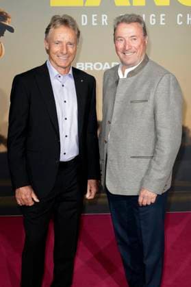 Bernhard Langer and Erwin Langer at the premiere of the documentary Bernhard Langer Der ewige Champion at Cinedom Cologne, 23 09 2025 Foto:xR.xSchmiegeltx xFuturexImagex langer_5927