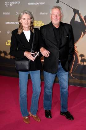 Ulrike Nasse Meyfarth with husband Roland Nasse at the premiere of the documentary Bernhard Langer Der ewige Champion at Cinedom Cologne, 23 09 2025 Foto:xR.xSchmiegeltx xFuturexImagex langer_5939