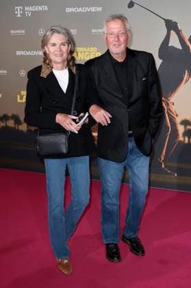 Ulrike Nasse Meyfarth with husband Roland Nasse at the premiere of the documentary Bernhard Langer Der ewige Champion at Cinedom Cologne, 23 09 2025 Foto:xR.xSchmiegeltx xFuturexImagex langer_5940