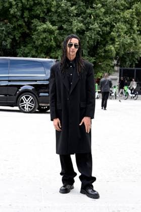 Milan, Jil Sander - Arrival of Guests - Milan Fashion Week - Womenswear Spring Summer 2026 In the photo Ghali  Copyright: xSimonexComix xipa-agency.netx xSimonexComix IPA_Agency_IPA65649369