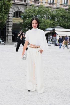 Milan, Jil Sander - Arrival of Guests - Milan Fashion Week - Womenswear Spring Summer 2026 In the photo: Guest  Copyright: xSimonexComix xipa-agency.netx xSimonexComix IPA_Agency_IPA65649769