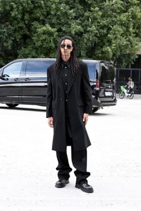 Milan, Italy: Milan, Jil Sander - Arrival of Guests - Milan Fashion Week - Womenswear Spring Summer 2026 In the photo Ghali Milan Italy  - ZUMAp169 20250924_zea_p169_091 Copyright: xSimonexComix