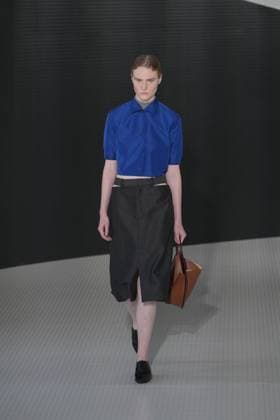 MFW - Jil Sander Runway Model at the Jil Sander fashion show during the Milan Womenswear Spring Summer 2026 on September 24, 2025 in Milan, Italy. Photo by Riccardo Giordano IPA ABACAPRESS.COM Milan Italy  Copyright: xGiordanoxRiccardo IPA ABACAx