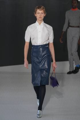 MFW - Jil Sander Runway Model at the Jil Sander fashion show during the Milan Womenswear Spring Summer 2026 on September 24, 2025 in Milan, Italy. Photo by Riccardo Giordano IPA ABACAPRESS.COM Milan Italy  Copyright: xGiordanoxRiccardo IPA ABACAx