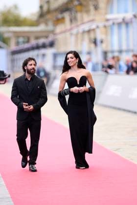73rd San Sebastian International Film Festival: The Voice of Hind Rajab Red Carpet Motaz Malhees, Saja Kilani attended The Voice of Hind Rajab Red Carpet during 73rd San Sebastian International Film Festival at Victoria Eugenia Theatre on September 24, 2025 in Donostia San Sebastian, Spain Photo by IMAGO MPG Donostia San Sebastian Victoria Eugenia Theatre Euskadi Spain  Copyright: xMPGx