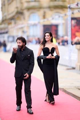 73rd San Sebastian International Film Festival: The Voice of Hind Rajab Red Carpet Motaz Malhees, Saja Kilani attended The Voice of Hind Rajab Red Carpet during 73rd San Sebastian International Film Festival at Victoria Eugenia Theatre on September 24, 2025 in Donostia San Sebastian, Spain Photo by IMAGO MPG Donostia San Sebastian Victoria Eugenia Theatre Euskadi Spain  Copyright: xMPGx
