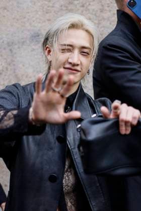 MFW Fendi Arrivals MP Bang Chan, leader of the South Korean boys band Stray Kids arrives to Fendi fashion show during Milan s Fashion Week Womenswear Spring Summer 2026, on September 24, 2025 in Milan (Italy), Italy. Photo by Marco Piovanotto Abacapress.com  Copyright: xPiovanottoxMarco ABACAx