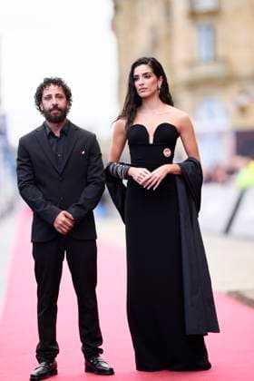 73rd San Sebastian International Film Festival: The Voice of Hind Rajab Red Carpet Motaz Malhees, Saja Kilani attended The Voice of Hind Rajab Red Carpet during 73rd San Sebastian International Film Festival at Victoria Eugenia Theatre on September 24, 2025 in Donostia San Sebastian, Spain Photo by IMAGO MPG Donostia San Sebastian Victoria Eugenia Theatre Euskadi Spain  Copyright: xMPGx