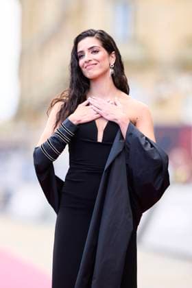 73rd San Sebastian International Film Festival: The Voice of Hind Rajab Red Carpet Saja Kilani attended The Voice of Hind Rajab Red Carpet during 73rd San Sebastian International Film Festival at Victoria Eugenia Theatre on September 24, 2025 in Donostia San Sebastian, Spain Photo by IMAGO MPG Donostia San Sebastian Victoria Eugenia Theatre Euskadi Spain  Copyright: xMPGx