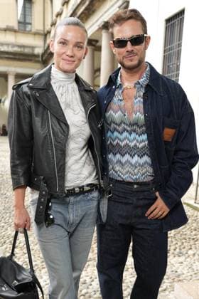 Milan, Milan Women s Fashion Week Spring Summer 2026 - Women s Fashion, Spring Summer 2026. - Missoni fashion show - arrivals in the photo: Paolo Stella, Fiammetta Cicogna  Copyright: xRiccardoxGIordanox xipa-agency.netx xRiccardoxGiordano IPAx IPA_Agency_IPA65683468