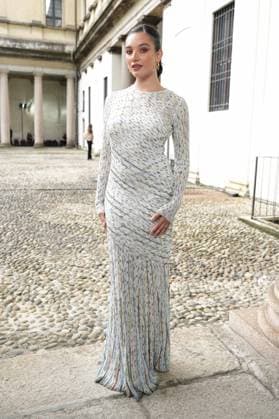 Milan, Milan Women s Fashion Week Spring Summer 2026 - Women s Fashion, Spring Summer 2026. - Missoni fashion show - arrivals in the photo: Mariasole Pollio  Copyright: xRiccardoxGIordanox xipa-agency.netx xRiccardoxGiordano IPAx IPA_Agency_IPA65683538