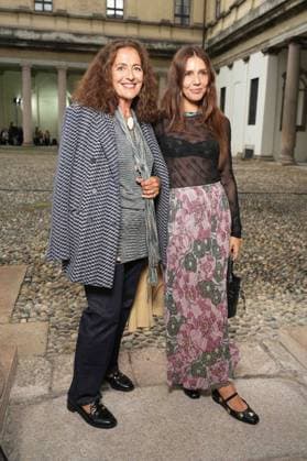 Milan, Milan Women s Fashion Week Spring Summer 2026 - Women s Fashion, Spring Summer 2026. - Missoni fashion show - arrivals in the photo: Angela Missoni and Margherita Missoni  Copyright: xRiccardoxGIordanox xipa-agency.netx xRiccardoxGiordano IPAx IPA_Agency_IPA65683686