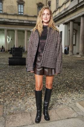 Milan, Italy: Milan, Milan Women s Fashion Week Spring Summer 2026 - Women s Fashion, Spring Summer 2026. - Missoni fashion show - arrivals in the photo: Chiara Ferragni Milan Italy  - ZUMAp169 20250924_zea_p169_723 Copyright: xRiccardoxGIordanox
