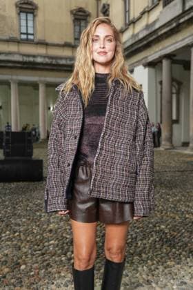 Milan, Italy: Milan, Milan Women s Fashion Week Spring Summer 2026 - Women s Fashion, Spring Summer 2026. - Missoni fashion show - arrivals in the photo: Chiara Ferragni Milan Italy  - ZUMAp169 20250924_zea_p169_729 Copyright: xRiccardoxGIordanox