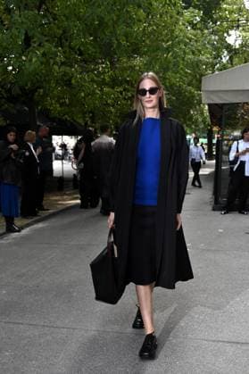 Milan, Jil Sander - Arrival of Guests - Milan Fashion Week - Womenswear Spring Summer 2026. In the photo: Eva Riccobono  Copyright: xSimonexComix xipa-agency.netx xSimonexComix IPA_Agency_IPA65649700