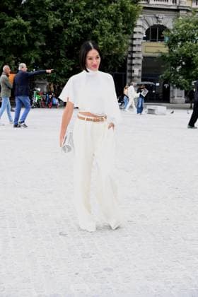 Milan, Jil Sander - Arrival of Guests - Milan Fashion Week - Womenswear Spring Summer 2026 In the photo: Guest  Copyright: xSimonexComix xipa-agency.netx xSimonexComix IPA_Agency_IPA65649812