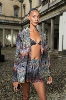 Milan, Italy: Milan, Milan Women s Fashion Week Spring Summer 2026 - Women s Fashion, Spring Summer 2026. - Missoni fashion show - arrivals in the photo: Chantal Monaghan Milan Italy  - ZUMAp169 20250924_zea_p169_742 Copyright: xRiccardoxGIordanox