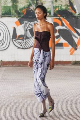 News - Antonio Marras - Runway and celebrities- Milan Fashion Week - Womenswear Spring Summer 2026 A model walks the runway at the Antonio Marras fashion show during the Milan Womenswear Spring Summer 2026 on September 24, 2025 in Milan, Italy. Photo: Cinzia Camela. Milano Viale Molise, 68 Italy Copyright: xCinziaxCamelax xLiveMediax LPN_2044464