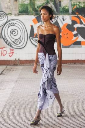 News - Antonio Marras - Runway and celebrities- Milan Fashion Week - Womenswear Spring Summer 2026 A model walks the runway at the Antonio Marras fashion show during the Milan Womenswear Spring Summer 2026 on September 24, 2025 in Milan, Italy. Photo: Cinzia Camela. Milano Viale Molise, 68 Italy Copyright: xCinziaxCamelax xLiveMediax LPN_2044465