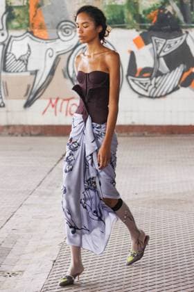 News - Antonio Marras - Runway and celebrities- Milan Fashion Week - Womenswear Spring Summer 2026 A model walks the runway at the Antonio Marras fashion show during the Milan Womenswear Spring Summer 2026 on September 24, 2025 in Milan, Italy. Photo: Cinzia Camela. Milano Viale Molise, 68 Italy Copyright: xCinziaxCamelax xLiveMediax LPN_2044467