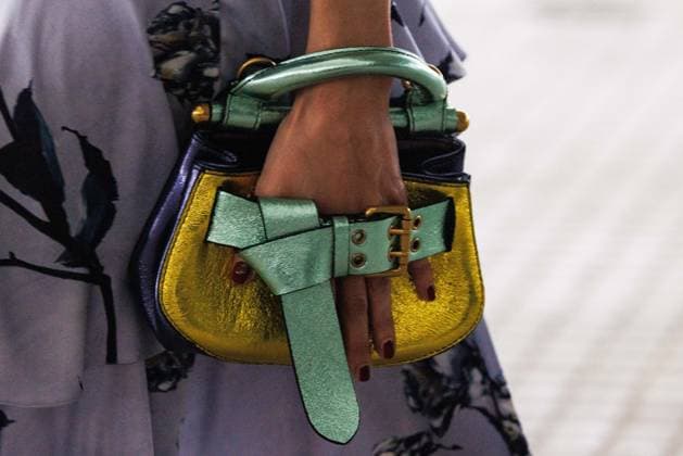 News - Antonio Marras - Runway and celebrities- Milan Fashion Week - Womenswear Spring Summer 2026 A model (bag detail) walks the runway at the Antonio Marras fashion show during the Milan Womenswear Spring Summer 2026 on September 24, 2025 in Milan, Italy. Photo: Cinzia Camela. Milano Viale Molise, 68 Italy Copyright: xCinziaxCamelax xLiveMediax LPN_2044484