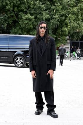 Milan, Italy: Milan, Jil Sander - Arrival of Guests - Milan Fashion Week - Womenswear Spring Summer 2026 In the photo Ghali Milan Italy  - ZUMAp169 20250924_zea_p169_747 Copyright: xSimonexComix