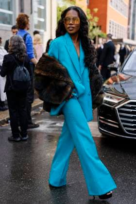 MFW Fendi Arrivals MP Ryan Destiny arrives to Fendi fashion show during Milan s Fashion Week Womenswear Spring Summer 2026, on September 24, 2025 in Milan (Italy), Italy. Photo by Marco Piovanotto Abacapress.com Milan Italy  Copyright: xPiovanottoxMarco ABACAx