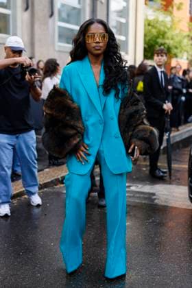 MFW Fendi Arrivals MP Ryan Destiny arrives to Fendi fashion show during Milan s Fashion Week Womenswear Spring Summer 2026, on September 24, 2025 in Milan (Italy), Italy. Photo by Marco Piovanotto Abacapress.com Milan Italy  Copyright: xPiovanottoxMarco ABACAx