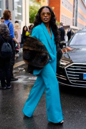 MFW Fendi Arrivals MP Ryan Destiny arrives to Fendi fashion show during Milan s Fashion Week Womenswear Spring Summer 2026, on September 24, 2025 in Milan (Italy), Italy. Photo by Marco Piovanotto Abacapress.com Milan Italy  Copyright: xPiovanottoxMarco ABACAx