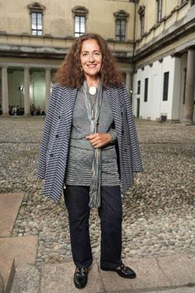 Milan, Italy: Milan, Milan Women s Fashion Week Spring Summer 2026 - Women s Fashion, Spring Summer 2026. - Missoni fashion show - arrivals in the photo: Angela Missoni Milan Italy  - ZUMAp169 20250924_zea_p169_758 Copyright: xRiccardoxGIordanox