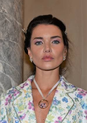 Milan,Italy Luisa Beccaria Spring Summer 2026 collection presentation show In the photo:Vialina Lemann  Copyright: xNickxZonnax xipa-agency.netx xNickxZonnax IPA_Agency_IPA65687178