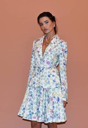 Milan,Italy Luisa Beccaria Spring Summer 2026 collection presentation show In the photo:Vialina Lemann  Copyright: xNickxZonnax xipa-agency.netx xNickxZonnax IPA_Agency_IPA65687181