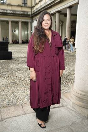 Milan, Italy: Milan, Milan Women s Fashion Week Spring Summer 2026 - Women s Fashion, Spring Summer 2026. - Missoni fashion show - arrivals in the photo: guest Milan Italy  - ZUMAp169 20250924_zea_p169_1001 Copyright: xRiccardoxGIordanox