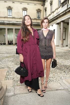 Milan, Italy: Milan, Milan Women s Fashion Week Spring Summer 2026 - Women s Fashion, Spring Summer 2026. - Missoni fashion show - arrivals in the photo: guest Milan Italy  - ZUMAp169 20250924_zea_p169_1004 Copyright: xRiccardoxGIordanox