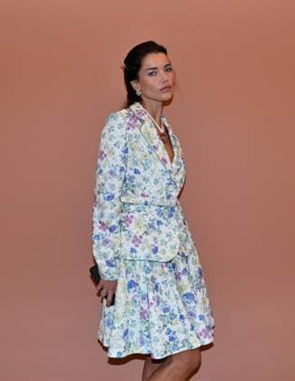 Milan: Milan,Italy Luisa Beccaria Spring Summer 2026 collection presentation show In the photo:Vialina Lemann Milan  - ZUMAp169 20250924_zea_p169_1032 Copyright: xNickxZonnax